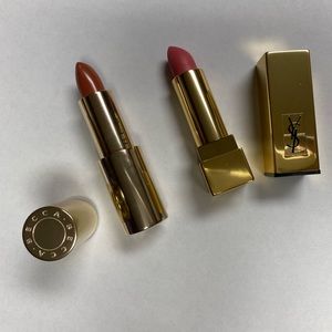 2 NIB lipsticks. YSL Rose Illicite 224 and Becca MALIKA Cupids Kiss.